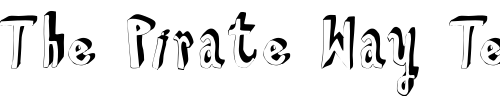 Font : HVD-Steinzeit Custom Text : The Pirate Way Test your own text here Click to download or to view this font on a tshirt that can be custom printed in Bali