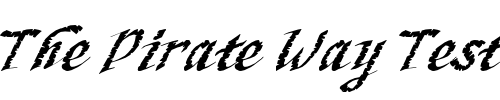 Font : HW,-Script--AppleSeed Custom Text : The Pirate Way Test your own text here Click to download or to view this font on a tshirt that can be custom printed in Bali