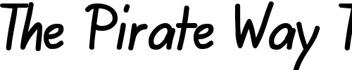 Font : HW-Agilo-DB Custom Text : The Pirate Way Test your own text here Click to download or to view this font on a tshirt that can be custom printed in Bali