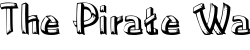 Font : HomeboyDisplaySSK Custom Text : The Pirate Way Test your own text here Click to download or to view this font on a tshirt that can be custom printed in Bali