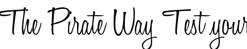 Font : HoneyScript-Light Custom Text : The Pirate Way Test your own text here Click to download or to view this font on a tshirt that can be custom printed in Bali