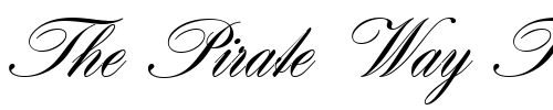 Font : Honour-ScriptSSI Custom Text : The Pirate Way Test your own text here Click to download or to view this font on a tshirt that can be custom printed in Bali