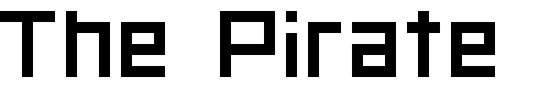Font : Hooge0655 Custom Text : The Pirate Way Test your own text here Click to download or to view this font on a tshirt that can be custom printed in Bali