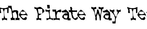 Font : Hooker-Lee Custom Text : The Pirate Way Test your own text here Click to download or to view this font on a tshirt that can be custom printed in Bali