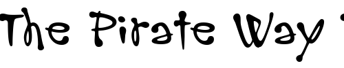 Font : Hoopla Custom Text : The Pirate Way Test your own text here Click to download or to view this font on a tshirt that can be custom printed in Bali