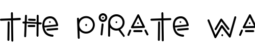 Font : Hopscotch Custom Text : The Pirate Way Test your own text here Click to download or to view this font on a tshirt that can be custom printed in Bali