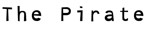 Font : Hoptical Custom Text : The Pirate Way Test your own text here Click to download or to view this font on a tshirt that can be custom printed in Bali
