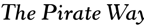 Font : Horley-OS-MT-Semibold-Italic Custom Text : The Pirate Way Test your own text here Click to download or to view this font on a tshirt that can be custom printed in Bali