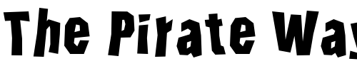 Font : Horseradish Custom Text : The Pirate Way Test your own text here Click to download or to view this font on a tshirt that can be custom printed in Bali