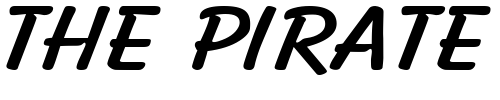 Font : HotAirExtended Custom Text : The Pirate Way Test your own text here Click to download or to view this font on a tshirt that can be custom printed in Bali