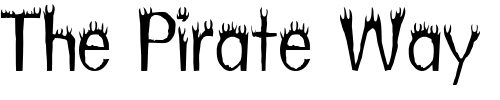 Font : Hothead Custom Text : The Pirate Way Test your own text here Click to download or to view this font on a tshirt that can be custom printed in Bali