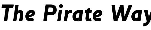 Font : HouschkaAltBlackItalic Custom Text : The Pirate Way Test your own text here Click to download or to view this font on a tshirt that can be custom printed in Bali
