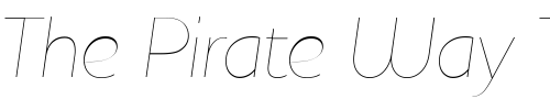 Font : HouschkaThinItalic Custom Text : The Pirate Way Test your own text here Click to download or to view this font on a tshirt that can be custom printed in Bali
