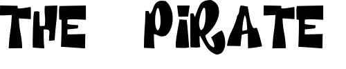Font : House-Of-Fun Custom Text : The Pirate Way Test your own text here Click to download or to view this font on a tshirt that can be custom printed in Bali