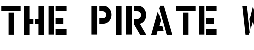 Font : HouseBrokenClean Custom Text : The Pirate Way Test your own text here Click to download or to view this font on a tshirt that can be custom printed in Bali