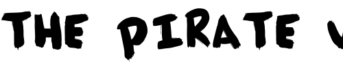 Font : HousePaint Custom Text : The Pirate Way Test your own text here Click to download or to view this font on a tshirt that can be custom printed in Bali