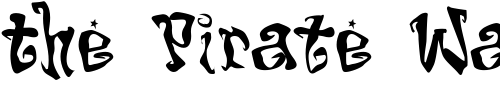 Font : HouseParty Custom Text : The Pirate Way Test your own text here Click to download or to view this font on a tshirt that can be custom printed in Bali