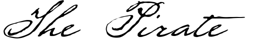 Font : HoustonPen Custom Text : The Pirate Way Test your own text here Click to download or to view this font on a tshirt that can be custom printed in Bali