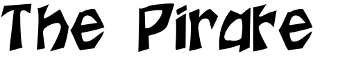 Font : Houtsneeletter-Regular Custom Text : The Pirate Way Test your own text here Click to download or to view this font on a tshirt that can be custom printed in Bali