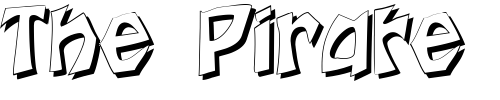 Font : Houtsneeletter-Shadow Custom Text : The Pirate Way Test your own text here Click to download or to view this font on a tshirt that can be custom printed in Bali