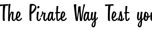 Font : Hover-Regular Custom Text : The Pirate Way Test your own text here Click to download or to view this font on a tshirt that can be custom printed in Bali