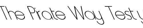 Font : Howard-Light-Extreme-Leftified Custom Text : The Pirate Way Test your own text here Click to download or to view this font on a tshirt that can be custom printed in Bali