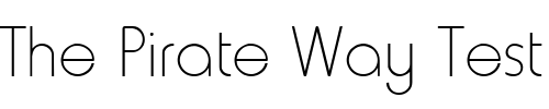 Font : HowardThin-Regular Custom Text : The Pirate Way Test your own text here Click to download or to view this font on a tshirt that can be custom printed in Bali