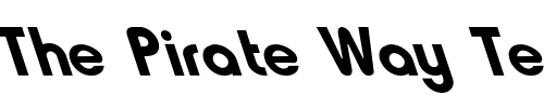 Font : Howard_-Fat-Light Custom Text : The Pirate Way Test your own text here Click to download or to view this font on a tshirt that can be custom printed in Bali