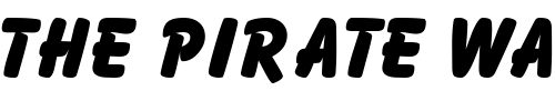 Font : HowzatDisplayCapsSSK Custom Text : The Pirate Way Test your own text here Click to download or to view this font on a tshirt that can be custom printed in Bali