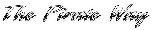 Font : Hrom Custom Text : The Pirate Way Test your own text here Click to download or to view this font on a tshirt that can be custom printed in Bali