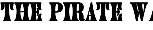 Font : HubbubCapsSSK-Bold Custom Text : The Pirate Way Test your own text here Click to download or to view this font on a tshirt that can be custom printed in Bali