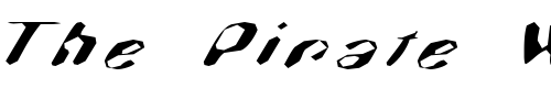 Font : Hugenick Custom Text : The Pirate Way Test your own text here Click to download or to view this font on a tshirt that can be custom printed in Bali
