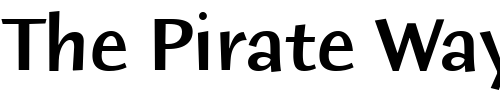 Font : Humana-Sans-ITC-Medium Custom Text : The Pirate Way Test your own text here Click to download or to view this font on a tshirt that can be custom printed in Bali