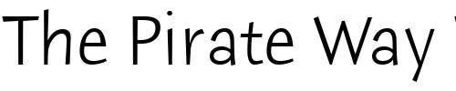 Font : Humana-Sans-ITC-TT-Light Custom Text : The Pirate Way Test your own text here Click to download or to view this font on a tshirt that can be custom printed in Bali