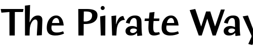 Font : Humana-Sans-Md-ITC-TT-Medium Custom Text : The Pirate Way Test your own text here Click to download or to view this font on a tshirt that can be custom printed in Bali
