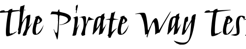 Font : Humana-Script-Md-ITC-TT-Medium Custom Text : The Pirate Way Test your own text here Click to download or to view this font on a tshirt that can be custom printed in Bali