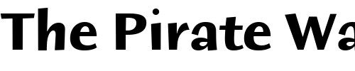 Font : HumanaSansITC-Bold Custom Text : The Pirate Way Test your own text here Click to download or to view this font on a tshirt that can be custom printed in Bali