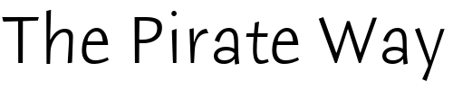 Font : HumanaSansITC-Light Custom Text : The Pirate Way Test your own text here Click to download or to view this font on a tshirt that can be custom printed in Bali