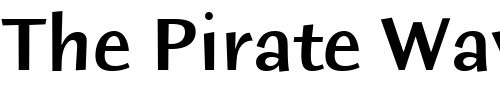 Font : HumanaSansITC-Medium Custom Text : The Pirate Way Test your own text here Click to download or to view this font on a tshirt that can be custom printed in Bali