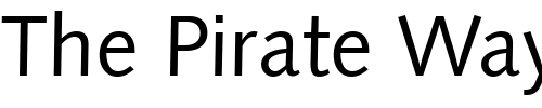 Font : Humanist-531-BT Custom Text : The Pirate Way Test your own text here Click to download or to view this font on a tshirt that can be custom printed in Bali