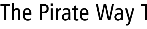 Font : Humanist-777-Condensed-BT Custom Text : The Pirate Way Test your own text here Click to download or to view this font on a tshirt that can be custom printed in Bali