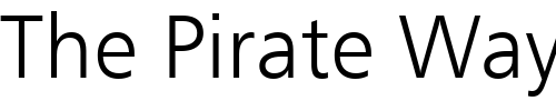Font : Humanist-777-Light-BT Custom Text : The Pirate Way Test your own text here Click to download or to view this font on a tshirt that can be custom printed in Bali
