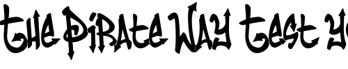 Font : Humbucker-Nasty Custom Text : The Pirate Way Test your own text here Click to download or to view this font on a tshirt that can be custom printed in Bali