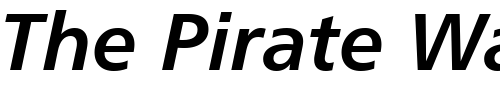Font : Humnst777-BT-Bold-Italic Custom Text : The Pirate Way Test your own text here Click to download or to view this font on a tshirt that can be custom printed in Bali