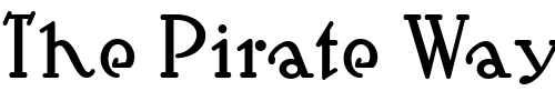 Font : Hut-Sut-Ralston-NF Custom Text : The Pirate Way Test your own text here Click to download or to view this font on a tshirt that can be custom printed in Bali