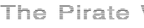 Font : HvStripe-ExtraBold Custom Text : The Pirate Way Test your own text here Click to download or to view this font on a tshirt that can be custom printed in Bali