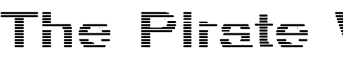 Font : HvStripe-ExtraBold-Hollow Custom Text : The Pirate Way Test your own text here Click to download or to view this font on a tshirt that can be custom printed in Bali