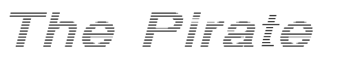 Font : HvStripe-ExtraBold-Italic Custom Text : The Pirate Way Test your own text here Click to download or to view this font on a tshirt that can be custom printed in Bali