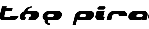 Font : Hydro-Italic Custom Text : The Pirate Way Test your own text here Click to download or to view this font on a tshirt that can be custom printed in Bali