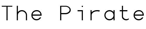 Font : HyperFont Custom Text : The Pirate Way Test your own text here Click to download or to view this font on a tshirt that can be custom printed in Bali